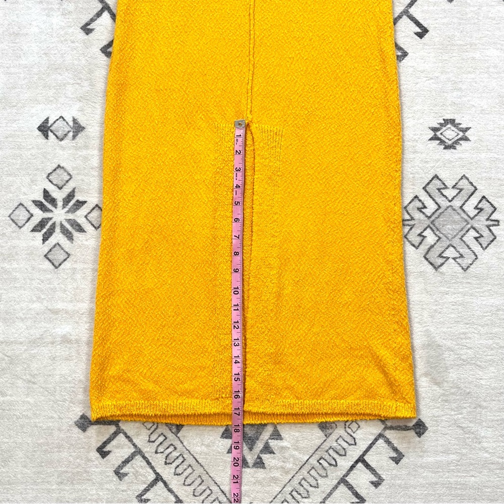 Free People Beach Gold Rio Sweater Knit Strapless Maxi Dress Medium - Picture 8 of 11
